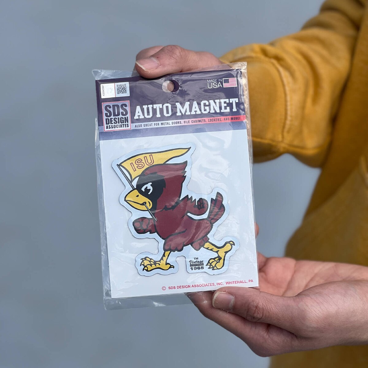 Vintage Pennant Cy Auto Magnet (3.5"x3")